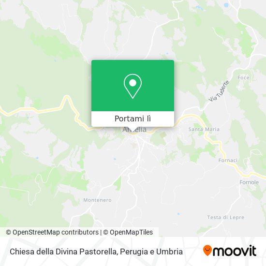 Mappa Chiesa della Divina Pastorella