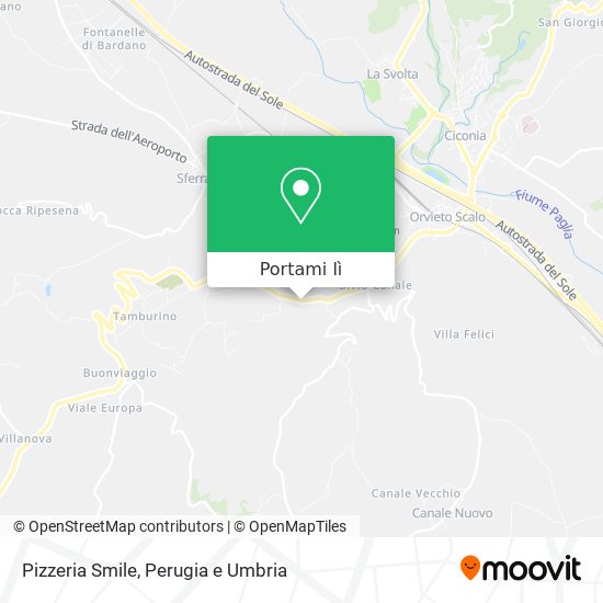 Mappa Pizzeria Smile
