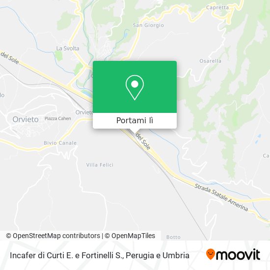 Mappa Incafer di Curti E. e Fortinelli S.