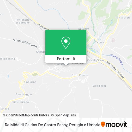 Mappa Re Mida di Caldas De Castro Fanny