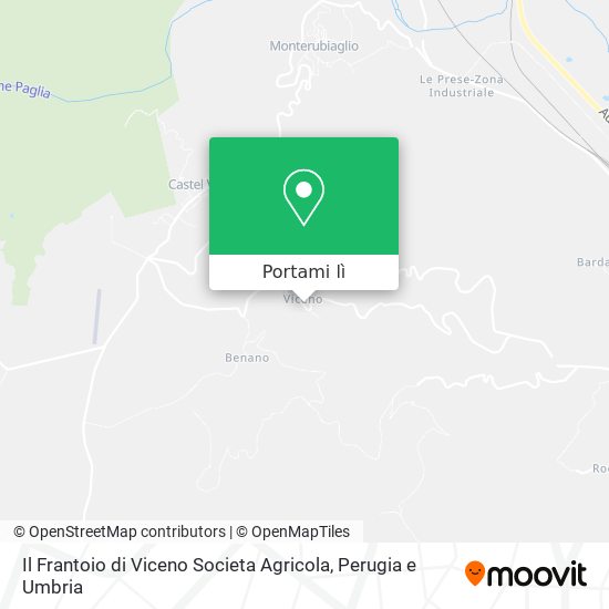Mappa Il Frantoio di Viceno Societa Agricola