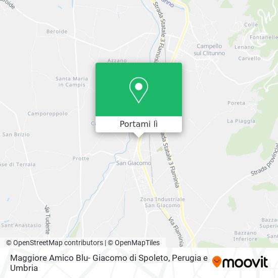 Mappa Maggiore Amico Blu- Giacomo di Spoleto