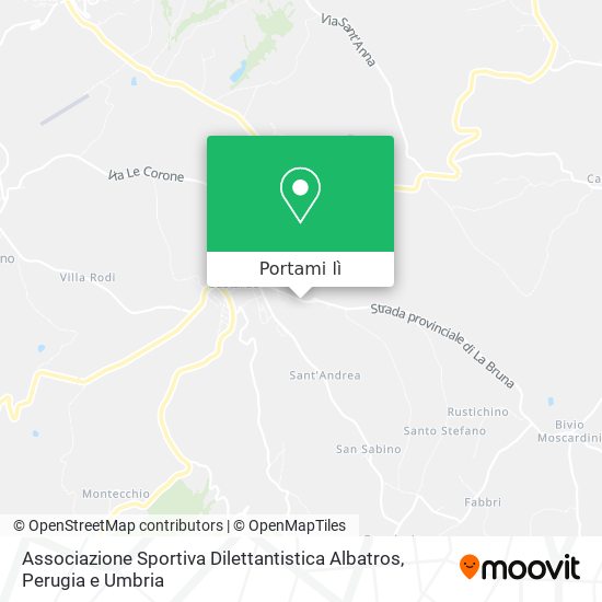 Mappa Associazione Sportiva Dilettantistica Albatros