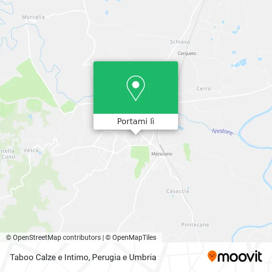 Mappa Taboo Calze e Intimo