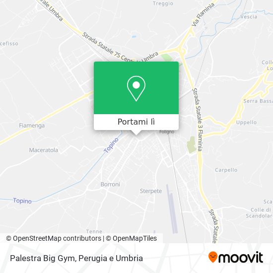 Mappa Palestra Big Gym