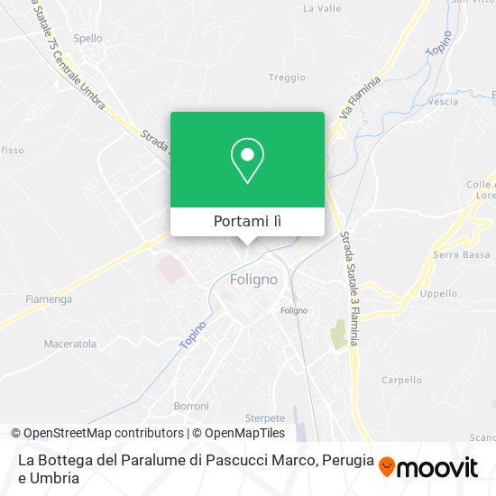 Mappa La Bottega del Paralume di Pascucci Marco