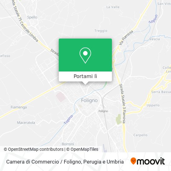 Mappa Camera di Commercio / Foligno