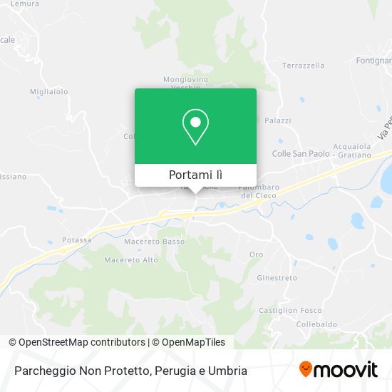 Mappa Parcheggio Non Protetto