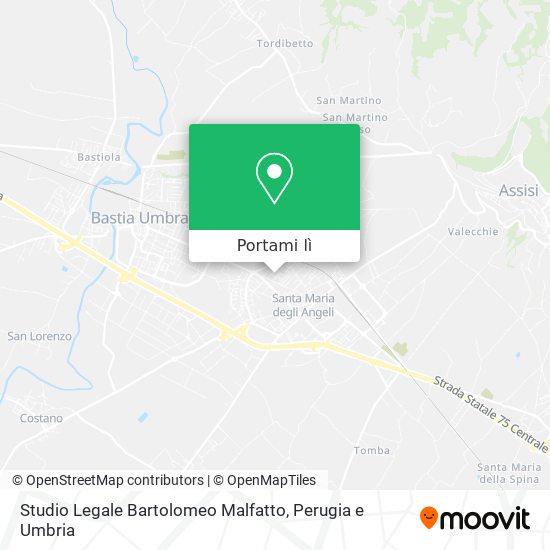 Mappa Studio Legale Bartolomeo Malfatto