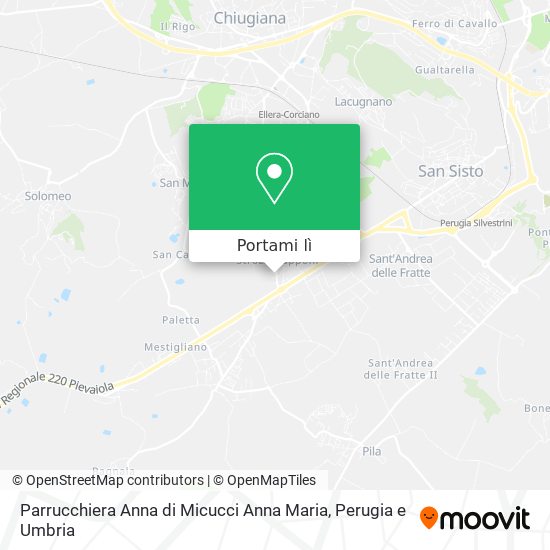 Mappa Parrucchiera Anna di Micucci Anna Maria