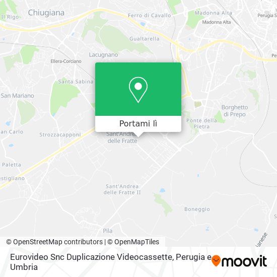 Mappa Eurovideo Snc Duplicazione Videocassette