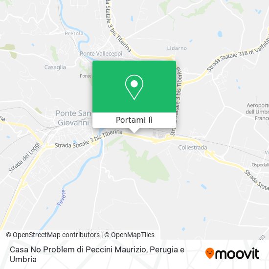 Mappa Casa No Problem di Peccini Maurizio