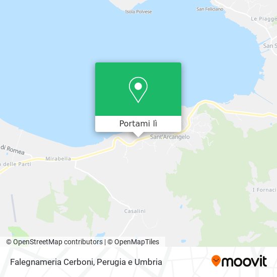 Mappa Falegnameria Cerboni