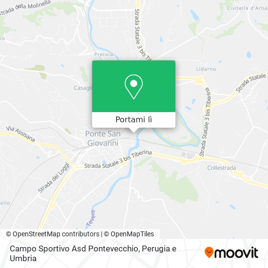 Mappa Campo Sportivo Asd Pontevecchio