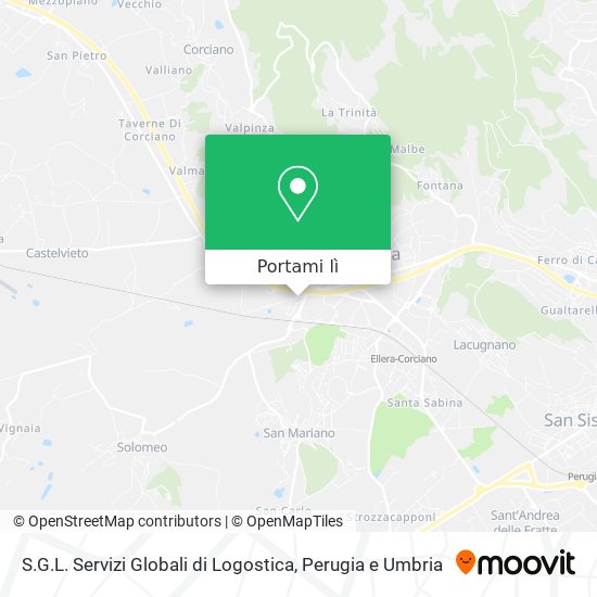 Mappa S.G.L. Servizi Globali di Logostica