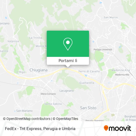 Mappa FedEx - Tnt Express