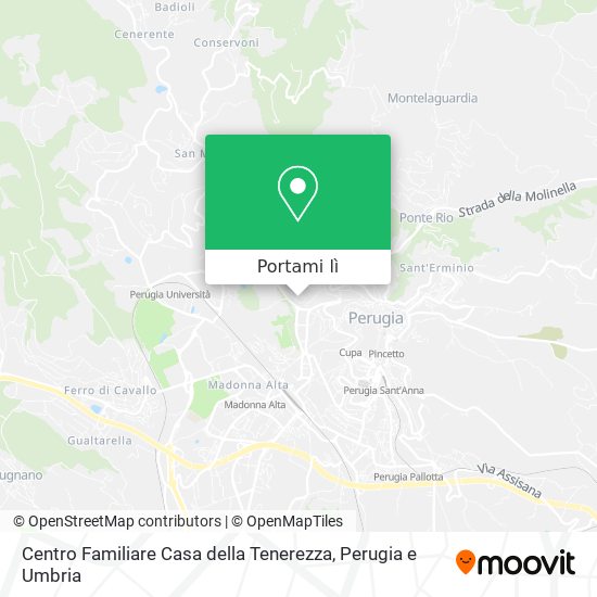 Mappa Centro Familiare Casa della Tenerezza