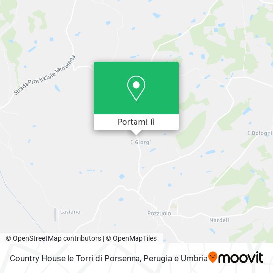 Mappa Country House le Torri di Porsenna