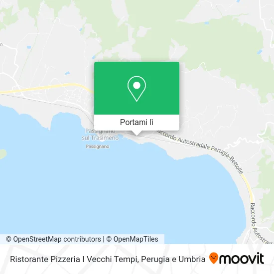 Mappa Ristorante Pizzeria I Vecchi Tempi