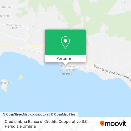 Mappa Crediumbria Banca di Credito Cooperativo S.C.