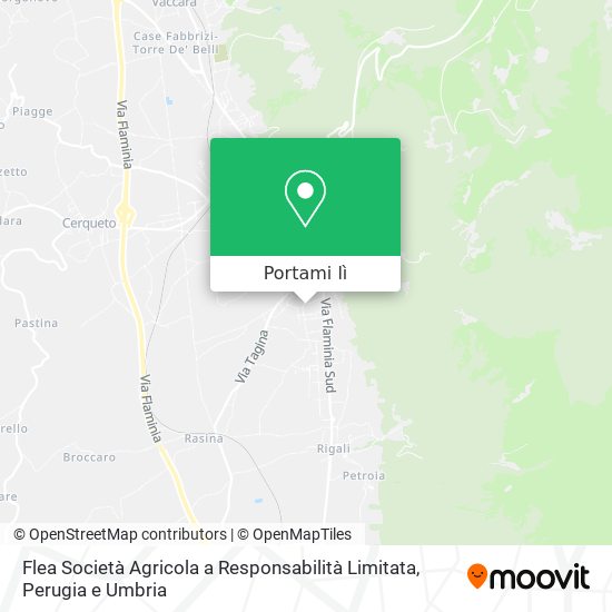 Mappa Flea Società Agricola a Responsabilità Limitata