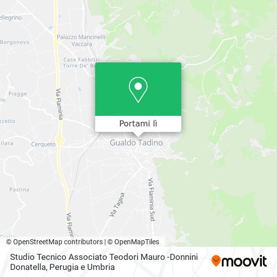 Mappa Studio Tecnico Associato Teodori Mauro -Donnini Donatella