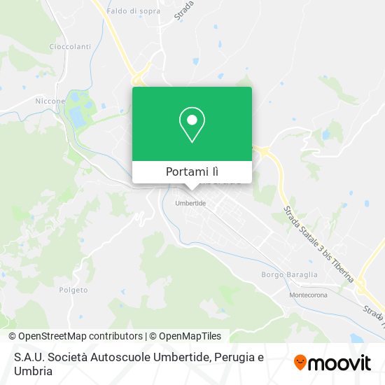 Mappa S.A.U. Società Autoscuole Umbertide