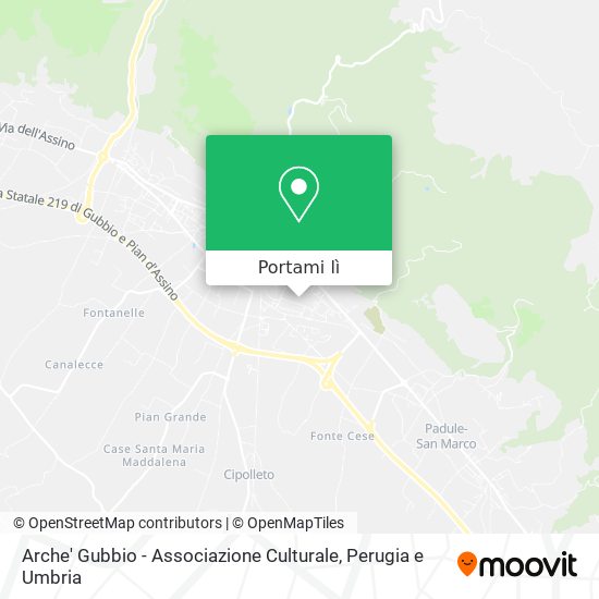 Mappa Arche' Gubbio - Associazione Culturale