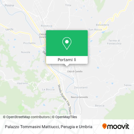 Mappa Palazzo Tommasini Mattiucci