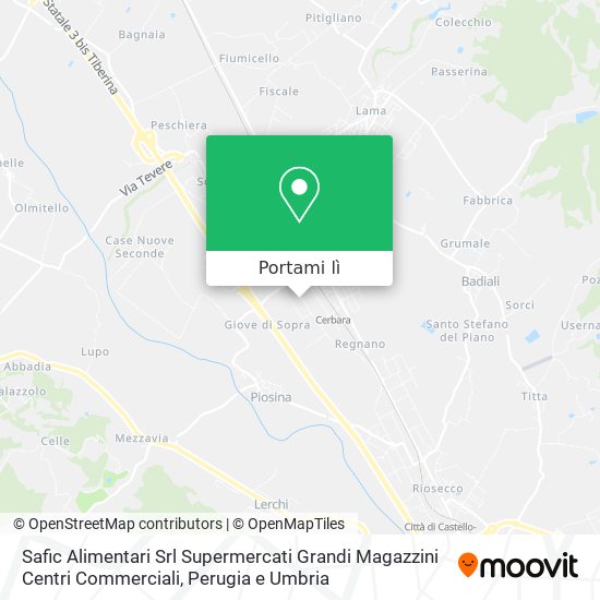Mappa Safic Alimentari Srl Supermercati Grandi Magazzini Centri Commerciali
