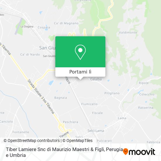 Mappa Tiber Lamiere Snc di Maurizio Maestri & Figli