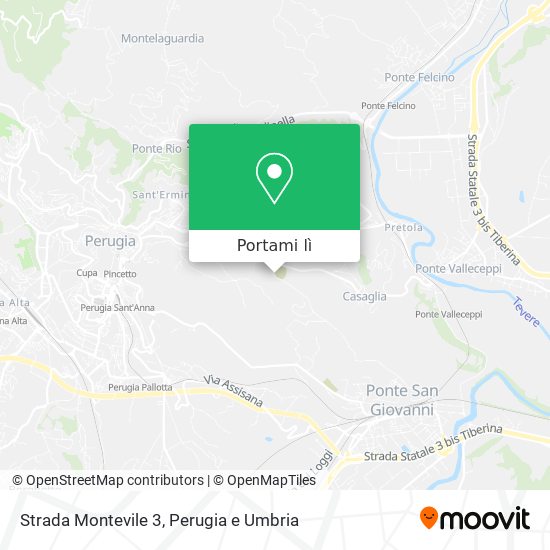 Mappa Strada Montevile  3