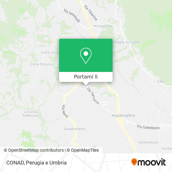 Mappa CONAD