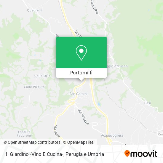 Mappa Il Giardino -Vino E Cucina-