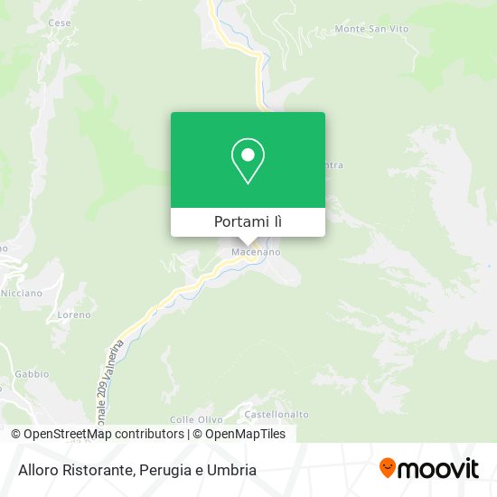 Mappa Alloro Ristorante
