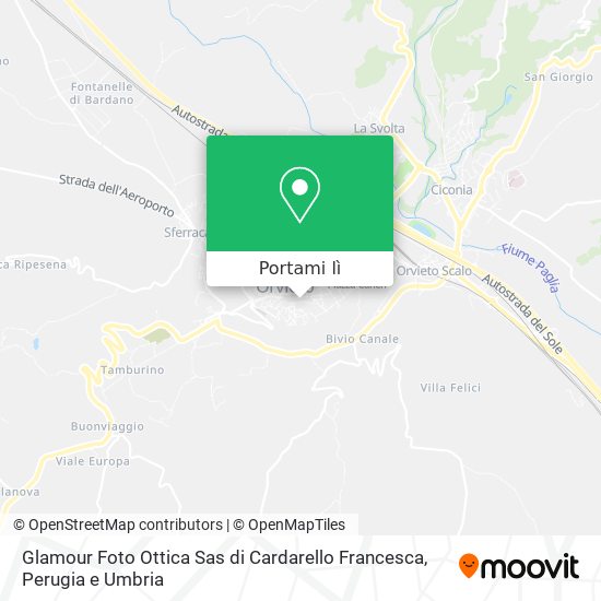 Mappa Glamour Foto Ottica Sas di Cardarello Francesca