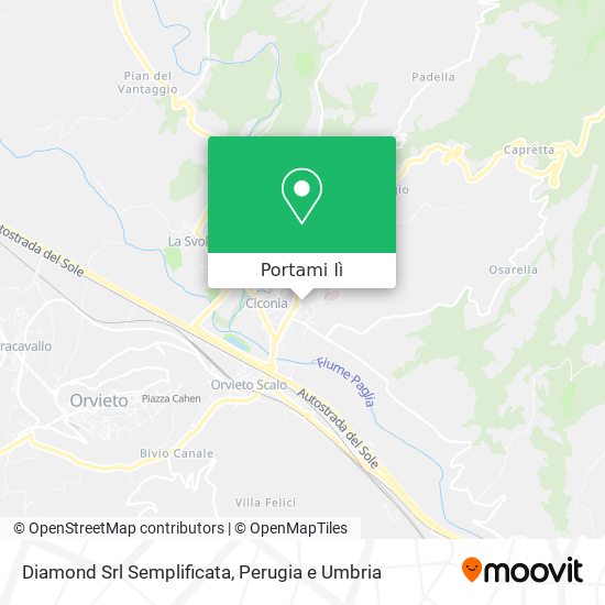 Mappa Diamond Srl Semplificata