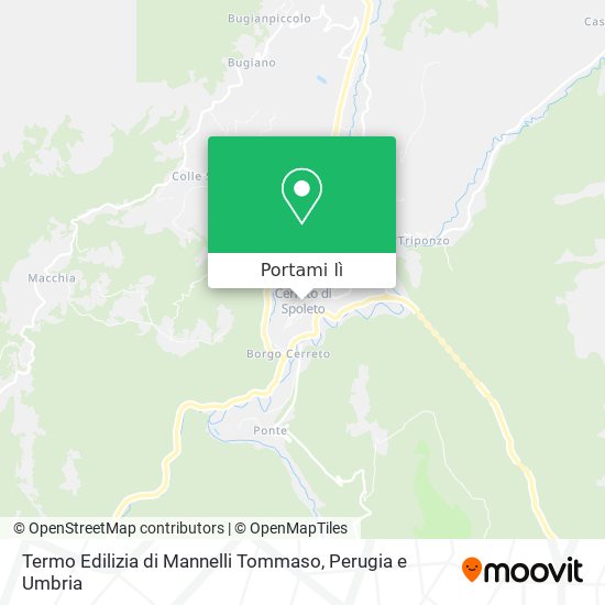 Mappa Termo Edilizia di Mannelli Tommaso