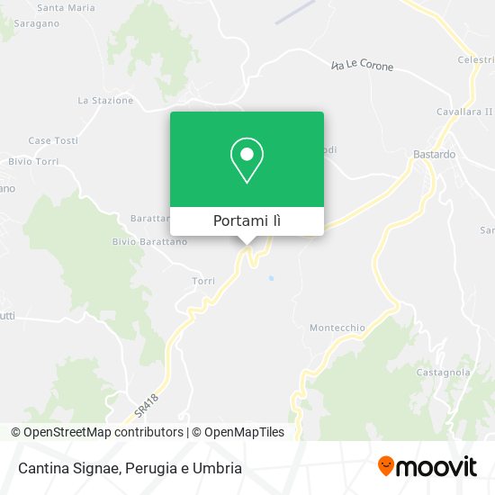 Mappa Cantina Signae