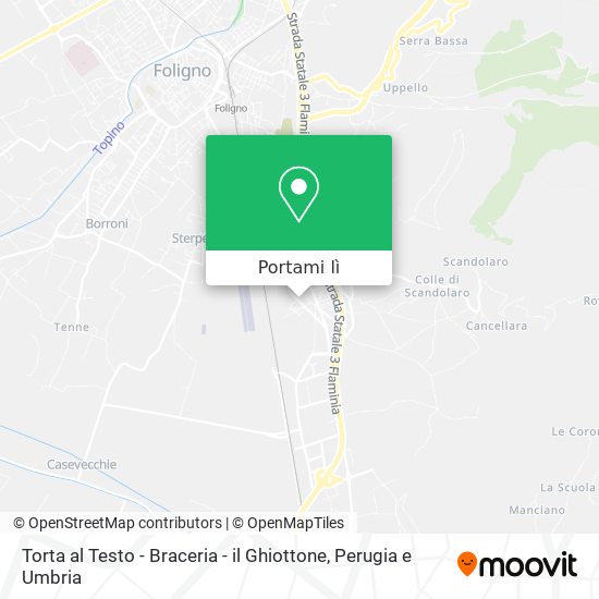 Mappa Torta al Testo - Braceria - il Ghiottone