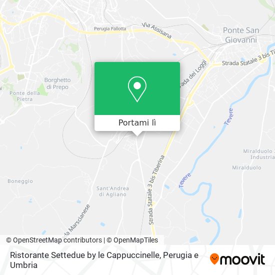 Mappa Ristorante Settedue by le Cappuccinelle
