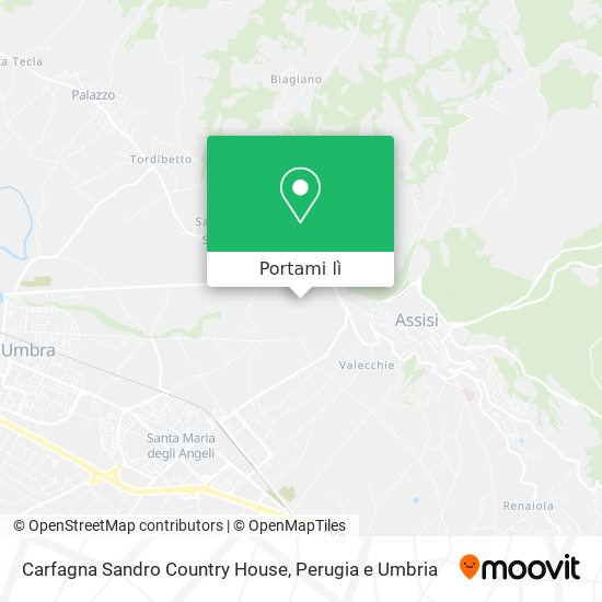 Mappa Carfagna Sandro Country House