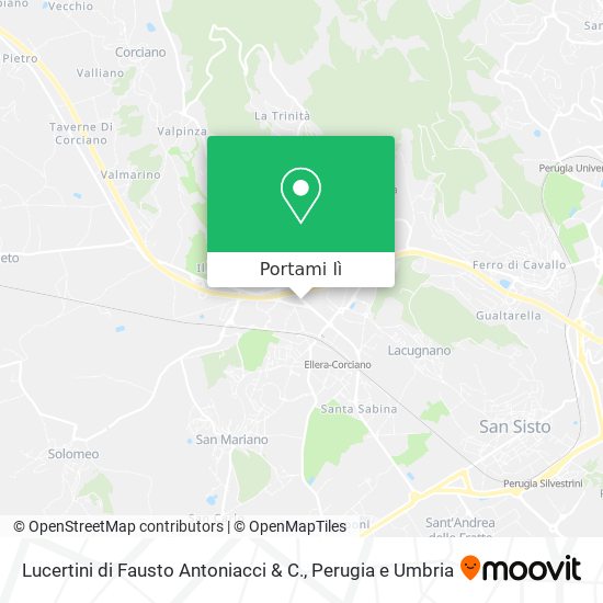 Mappa Lucertini di Fausto Antoniacci & C.