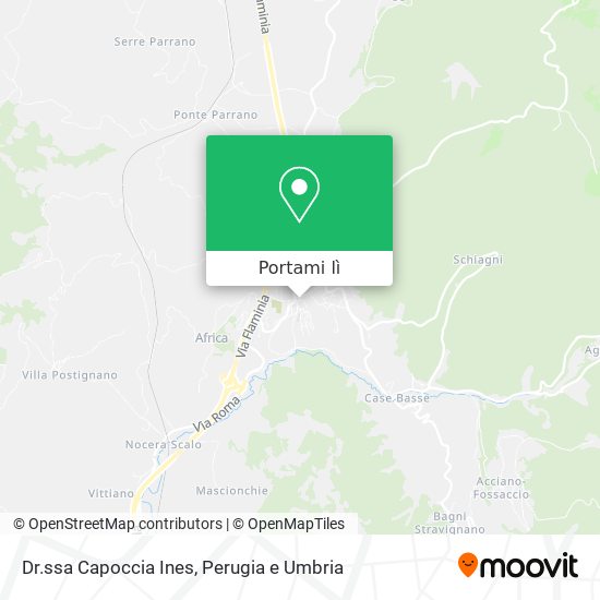 Mappa Dr.ssa Capoccia Ines