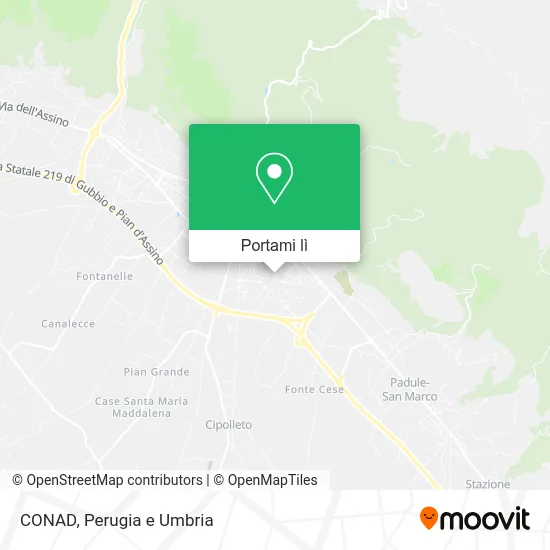 Mappa CONAD