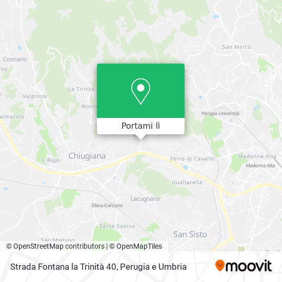 Mappa Strada Fontana la Trinità  40