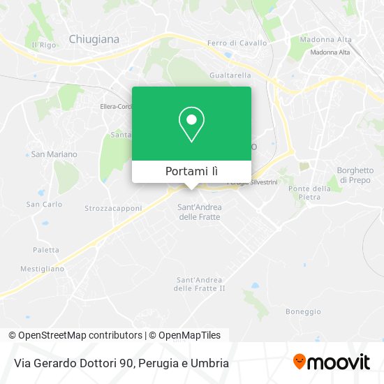 Mappa Via Gerardo Dottori 90