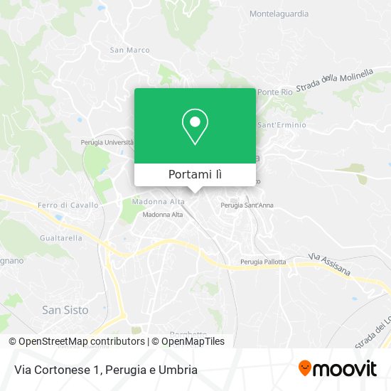 Mappa Via Cortonese 1