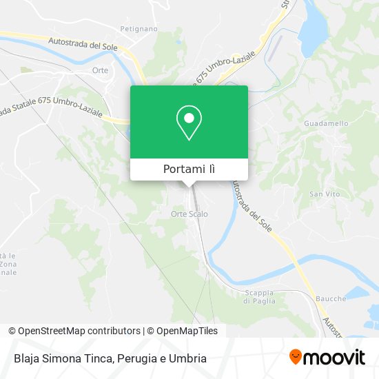 Mappa Blaja Simona Tinca