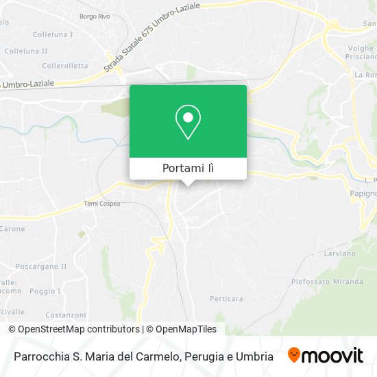 Mappa Parrocchia S. Maria del Carmelo